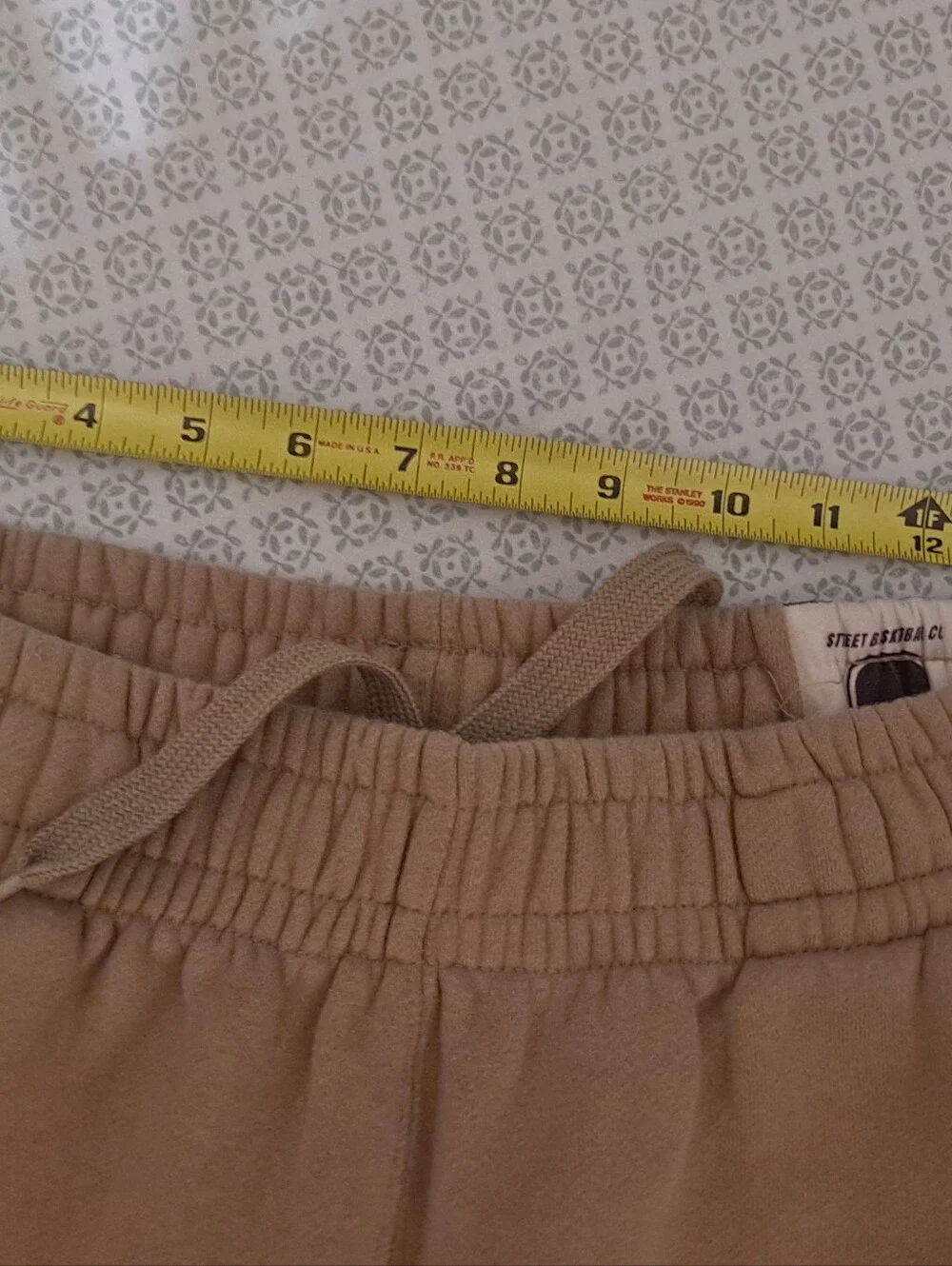 And1 Womens Frumpy Tan Pull-On Jogger Pants Sz XL